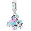 Charms Beads 925 Silver Pink Perfume Bottle Letter Luminous Firefly Tarot Card Beads Fit DIY Bracelets Jewelry