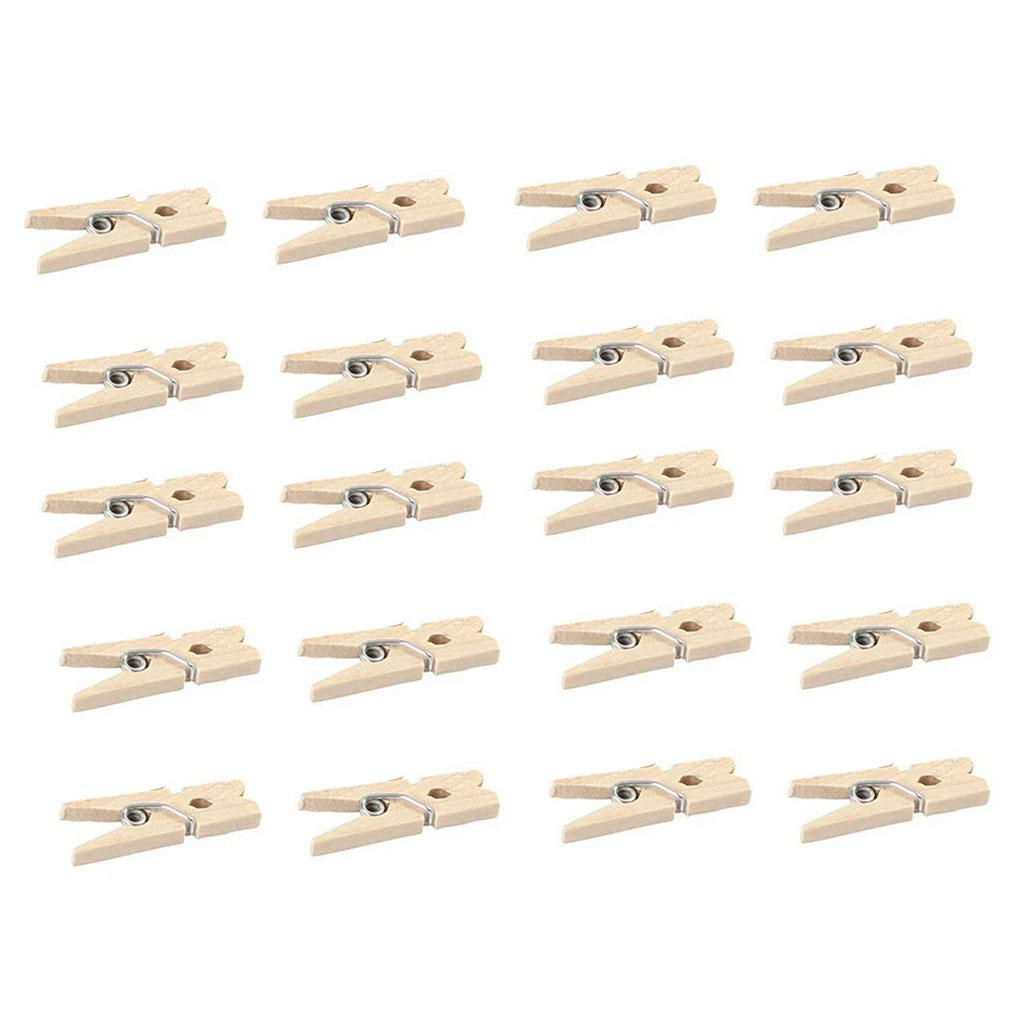 Набор деревянных зажимов - Удобный для и прищепки для фото и украшения Деревянные прищепки Деревянные зажимы Мода