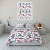Floral Pattern Bedding Set Bedding Duvet Cover Set Duvet Cover Pillowcases (1 * Duvet Cover 2 * Pillowcases, without duvet insert)