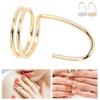 Finger Nail  Electroplated Copper Women Finger Tip Manicure Jewelry for Party Daily Life