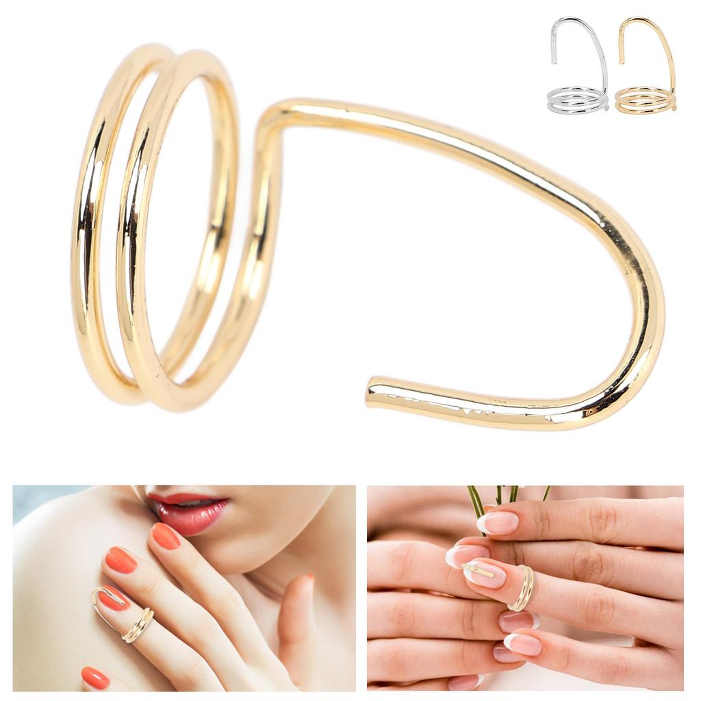 Finger Nail Electroplated Copper Women Finger Tip Manicure Jewelry for Party Daily Life
