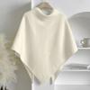 Women's Fashionable Knitted Shawl Wool Open Collar Shoulder Top Shawl Scarf