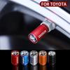 4 шт. Матовые колпачки на ниппель колеса автомобиля для Toyota RAV4 Corolla Camry Frontier Supra C-HR Hilux Tacoma PradoCorolla CHR Аксессуары