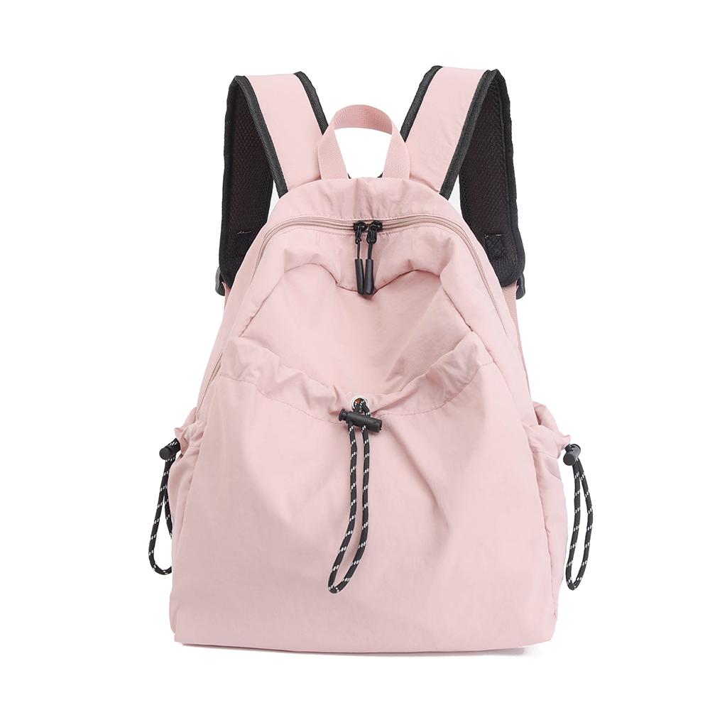 Women's Nylon Backpack Middle School Student Schoolbag Large Capacity Campus Lightweight Travel Bag