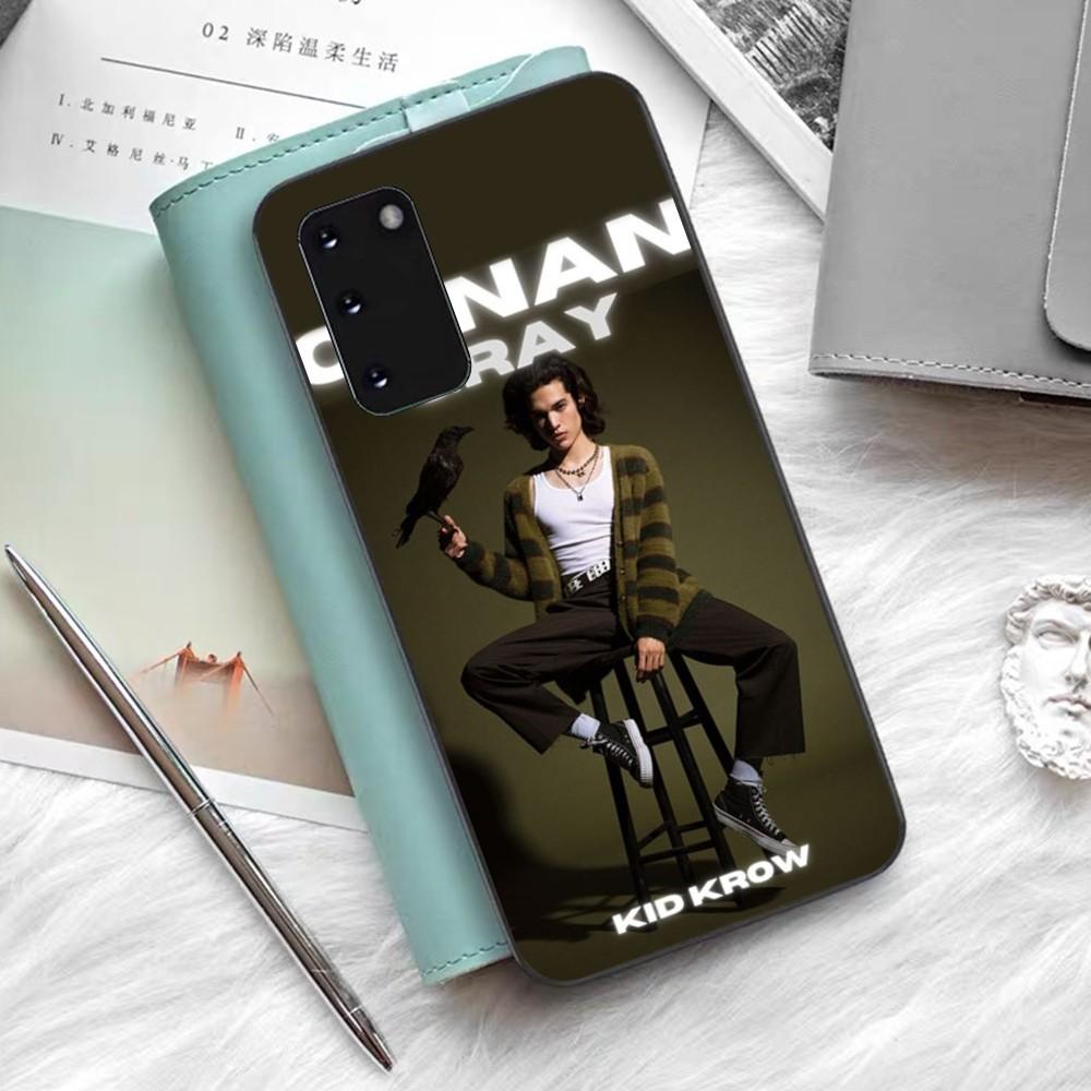 Conan Singer G-Gray Phone Case Silicone PC+TPU For Samsung S10 20 30 22 23 24 Plus Lite Ultra Cover