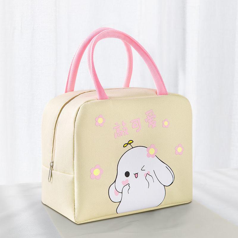 Сумка для обеда Сумка для обеда Ручная мультяшная сумка Bento Многофункциональная изоляционная сумка для холодного обеда