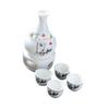 Sake Set with Ceramic Base. Unique Tableware. Ideal As A Gift for Family Gatherings, Tea