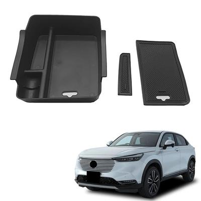 Автомобильный центральный подлокотник, ящик для хранения для Honda HRV HR-V Vezel 2022, органайзер для центральной консоли, держатель, контейнеры