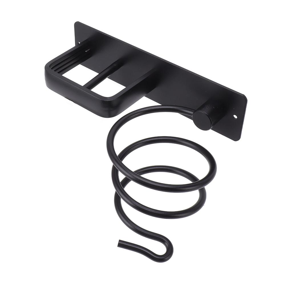 Wall Mounted Hair Dryer Holder High Temperature Resistant Rust Proof Space Saving Hair Dryer