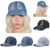 Unisex Sport Baseball Cap for Women Men Retro Wash Water Jeans Sun Hat Cotton Handfeeling Streetwear Hip Hop Denim Summer Hat