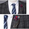 2024 Men's British Slim Plaid Three-Piece Suit: Trendy Autumn/Winter Fashion