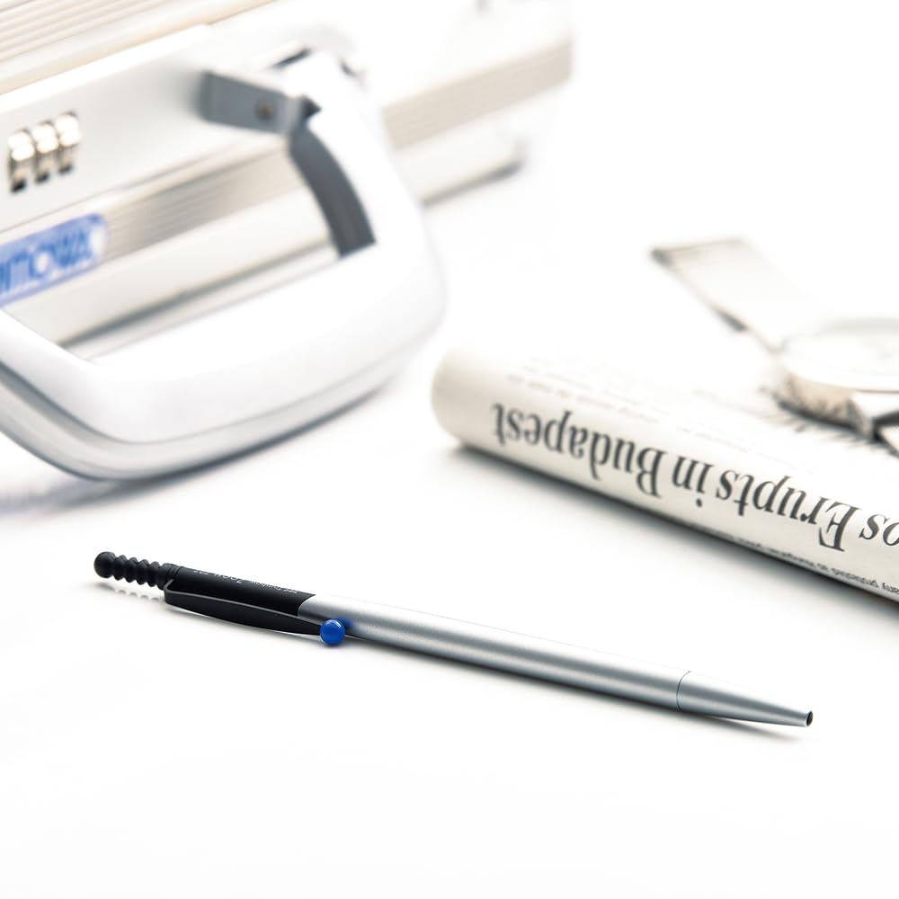 Шариковая ручка Tombow ZOOM 727 Масляная 0,7" Серебристый/Черный (BC-SAZ03)