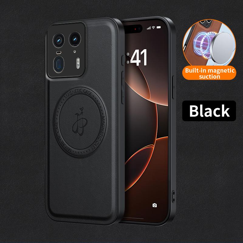 Беспроводная зарядка Магнитный чехол для Motorola Edge 50 Neo Moto Edge 50 Fusion Сверхзащитный чехол Оболочка из ПУ кожи Coque Funda