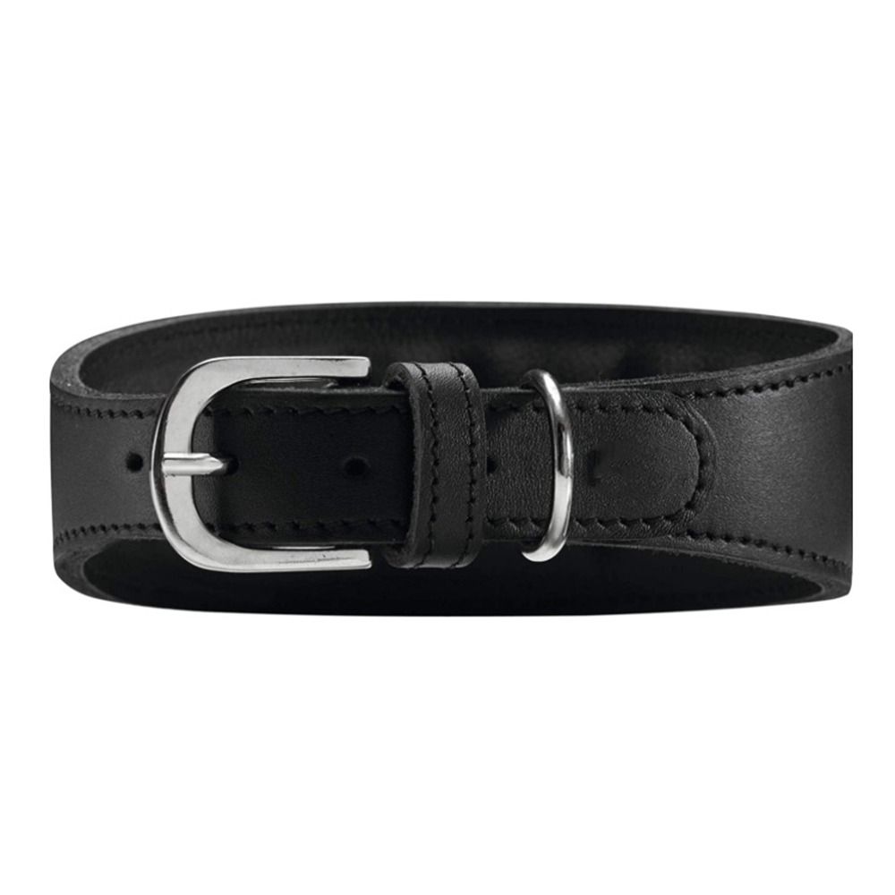 Adjustable Wide Dog Collar Soft Cowhide Leather Large Breeds Collars Comfortable No Pull Pet Collars Strap Italian Greyhounds