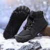 Fashion Winter New Men's Snow Boots Couple's Fashion Versatile Short Boots with Velvet Warmth and Anti Slip Mountaineering Sports Boots