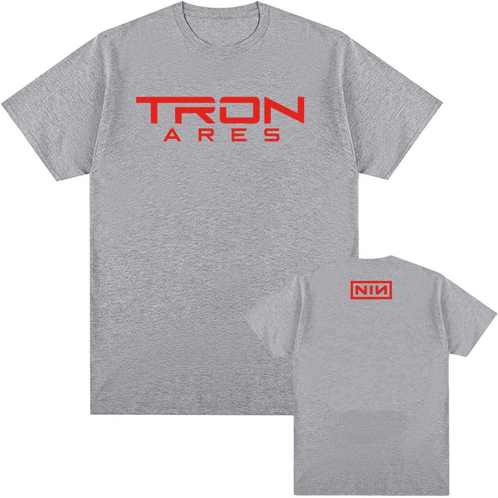Nine Inch Nails Tron Ares T-shirt Rock Band Album Printing Tshirts Cotton Loose Casual Fashion Tee-shirt Graphic Print Tees