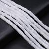 1 нить, Натуральный камень Канадский жадеит Обсидиан Кристальные бусины из прозрачного кварца, Ручная работа, Бусины в форме бамбукового сустава, 1,2×5 см, для изготовления украшений своими руками