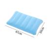 Air Cushion Pillows Outdoor Camping Folding Square Lnflatable Pillows Travel Backrest Plane Head Rest  Pillow Camping