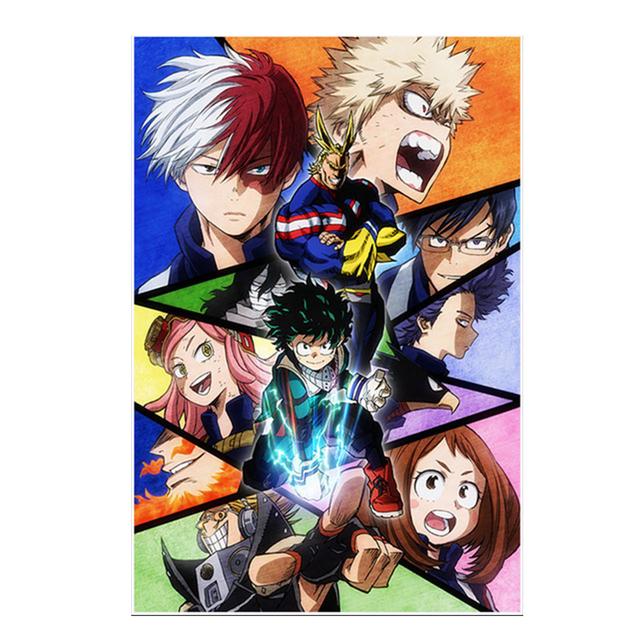 Япония герой аниме эстетика картины холст живопись плакаты и принты художественная академия росписи дома детская комната стены украшения дома без рамки