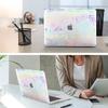 Coque pour MacBook Pro 16 Pouces M5 M4 M3 M2 M1 Pro/Max 2026 2024 2023 2021, Protection Rigide Motif Plante Brillante