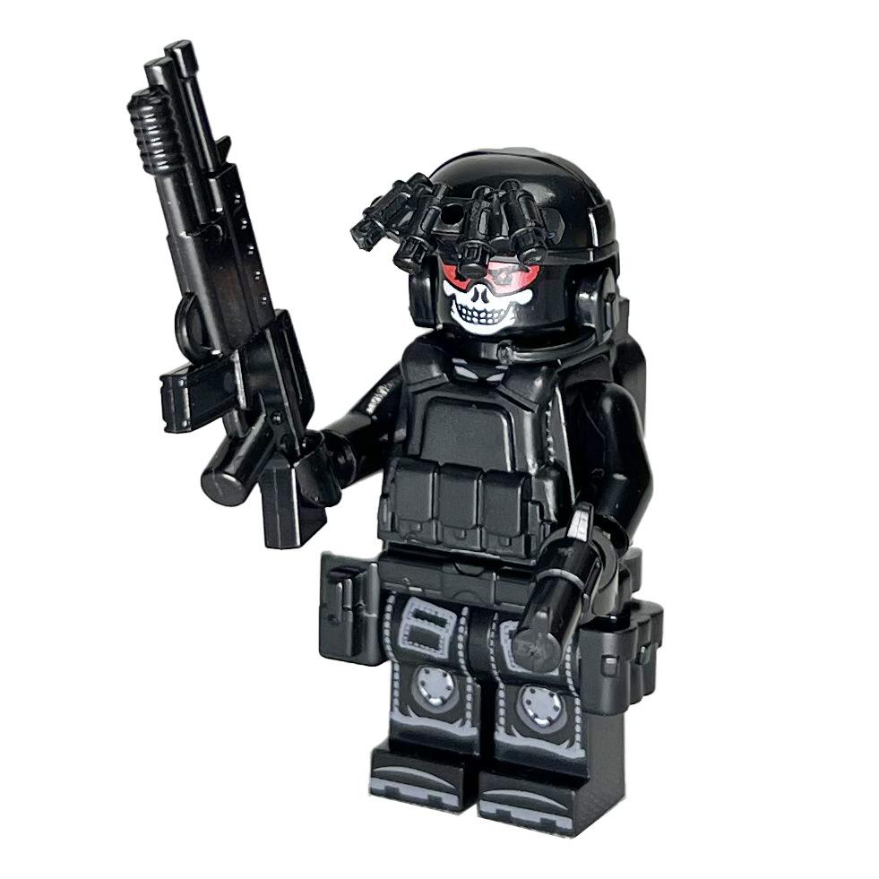 Кукла-военный спецназ камуфляж призрак спецназ строительный блок кукла детская игрушка