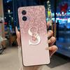 Чехол для телефона «Звездное небо» с буквой и цветком для Motorola Edge 30 Lite/Motorola Edge 30 Neo 5G Черный чехол Ударопрочный Мягкий чехол
