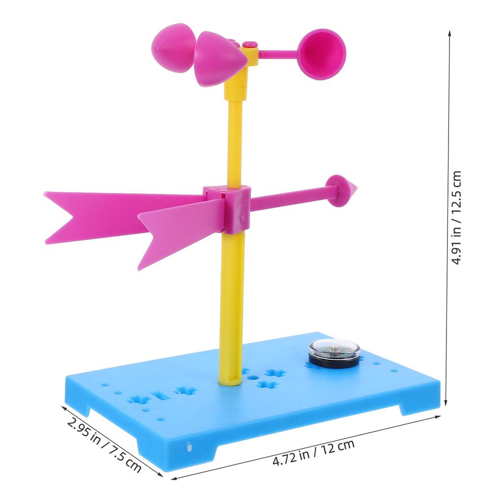 DIY Wind Vane Science Kit for Kids Educational Weather Experiment Tool Classroom Home Meteorology