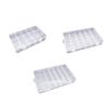 15/28/36 Girds Plastic Jewelry Organizers with Movable Dividers Storage Box
