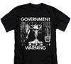 Government Warning T-Shirt Gothic Deathrock Goth Post Punk Music  Unisex Tee