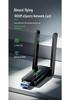 Driver-Free WiFi 6 USB Network Card: Wireless Gigabit Receiver & Transmitter for Desktop Computers