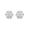 Luxenter Boucles D'oreilles En Argent 925 Et Zirconium Brillant Plaqué Finition En Rhodié - Lorush
