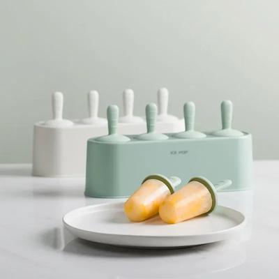 Домашний набор форм для мороженого из 4 предметов, самодельные силиконовые формы для мороженого, легкосъемные формы для мороженого, многоразовые кухонные формы для мороженого своими руками