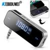KEBIDUMEI LCD 3,5 мм музыкальный аудио FM-передатчик мини беспроводной автомобильный передатчик автомобильный mp3-передатчик для iPhone для Samsung iPad