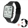 Новые модные умные часы с 1,85-дюймовым HD-экраном, Bluetooth-звонками, для мужчин и женщин, праздничный подарок