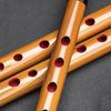 Beginner's Bamboo Flute, Traditional Handmade for Festivals and Music, 7 Holes, 6/7/8 Tones, No Membrane (6 Tones)