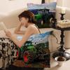 Car Tractor Decorative Room Aesthetics Pillow Case Home Decor Bedroom Sofa Bed Couch Pillow Cover 45X45