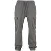 Pantalon Cargo - Urban Classics - Gris Foncé - 100% Coton - Ceinture Élastique - Poches Cargo