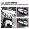 2 шт. 120 Вт мотоциклетные фары с ДХО для Honda GoldWing 1800 GL1800 2001-2017 фары в сборе