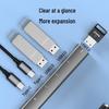 Многофункциональная док-станция расширения Type-C: USB 3.0 хаб для мыши, клавиатуры, U-диска и OTG-конвертации.