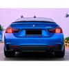 Двойная накладка на задний бампер из углеволокна для BMW 4 серии F32 F33 F36 M Sport