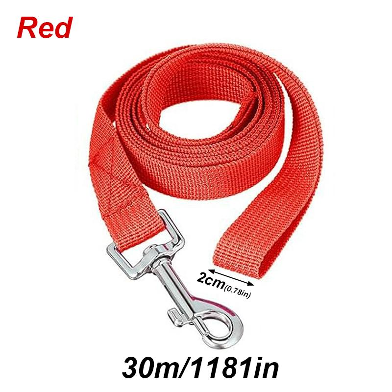 30 м Длинная Веревка Полипропилен Питомец Маленькая Большая Собака Выгул Однотонный Поводок для Питомца Тяговый Трос Прочные Поводки из Полипропиленового Волокна