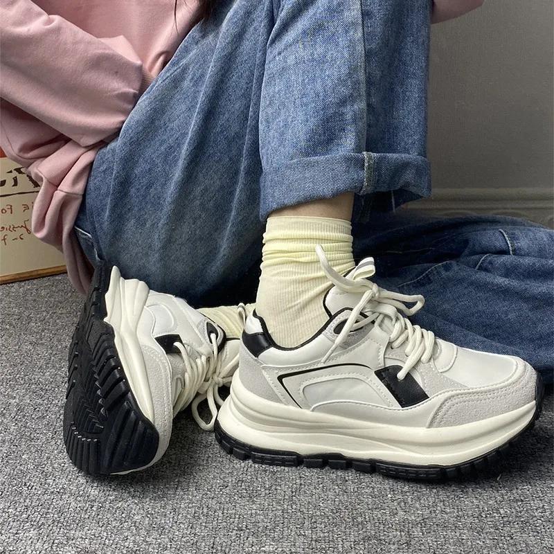 Модные новые женские кроссовки, модные, универсальные, повседневные, удобные, нишевые, на платформе, легкие, женские, кроссовки, обувь Zapatillas