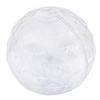 Plastic Ball, In 2 Pieces, Faceted, 8cm