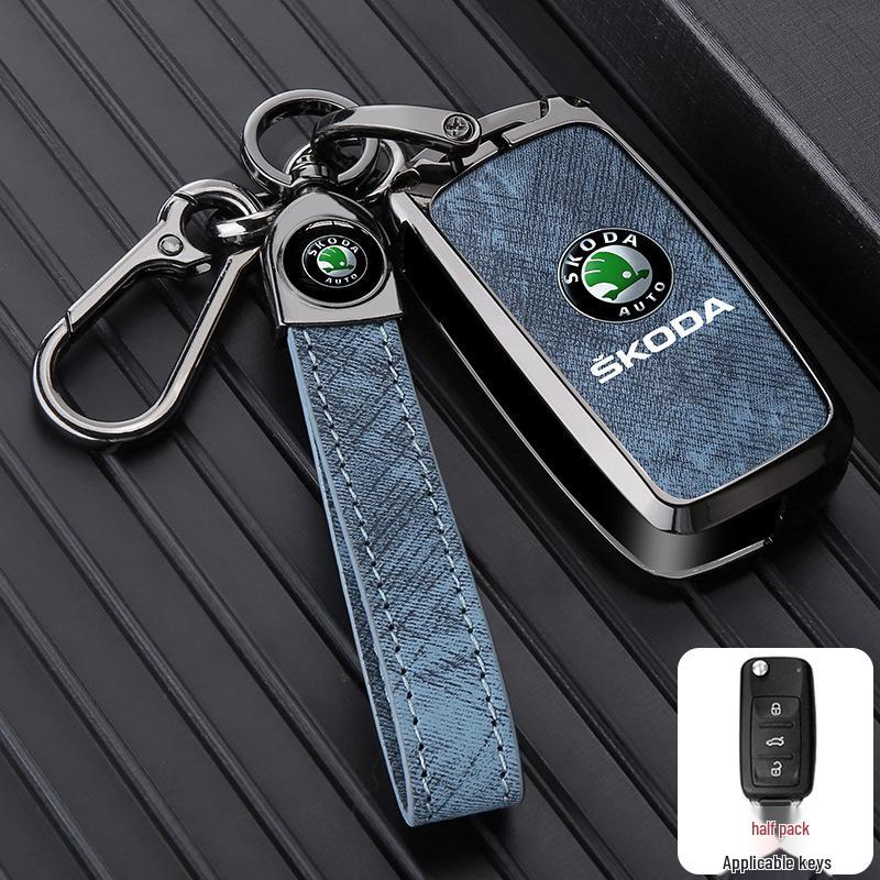 Чехол для ключа Skoda для моделей Octavia, Superb, Kamiq, Scala, Karoq, Yeti