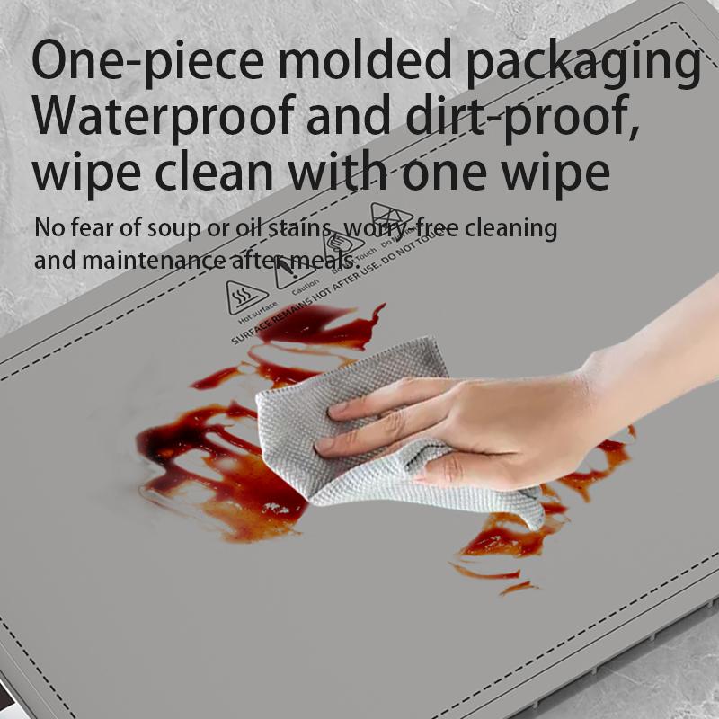 Foldable Food Warming Tray Flexible Silicone Food Warmer Mat Warm Cutting Board Constant Warm Dishes Electric Food Warming Mat