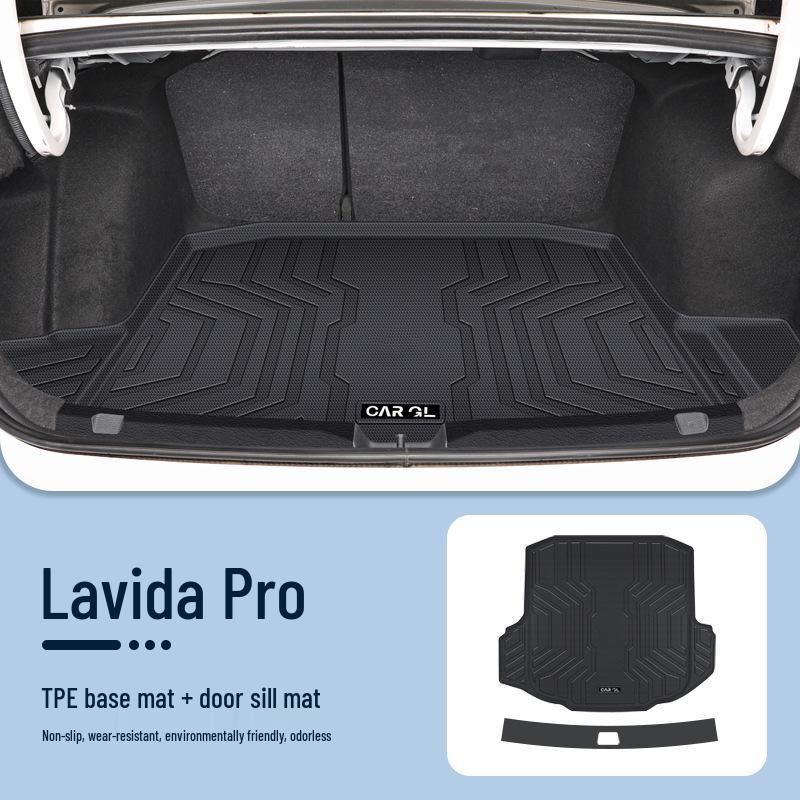 Коврик в багажник Volkswagen Lavida Pro из ТПЭ - Совместим с 26 моделями, Декоративный автомобильный аксессуар