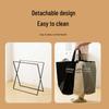 Waterproof Foldable Oxford Cloth Laundry Hamper with Lid for Bathroom Use