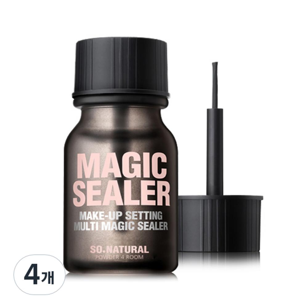 So Natural Makeup Setting Multi Magic Sealer Fixer, 10ml, 4 pieces