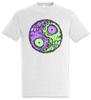 Zombie Yin Yang T-Shirt Zombies Religion Sign Symbol Brain Brains Eater Fun