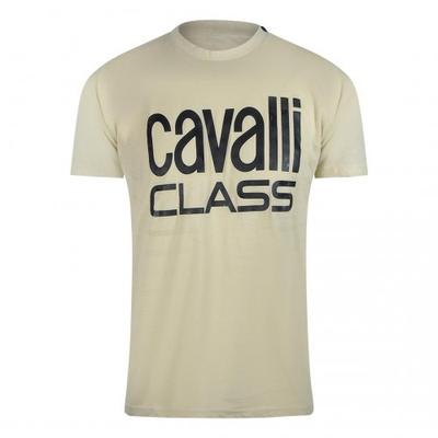 Cavalli Class Унисекс Взрослая футболка с ярким логотипом